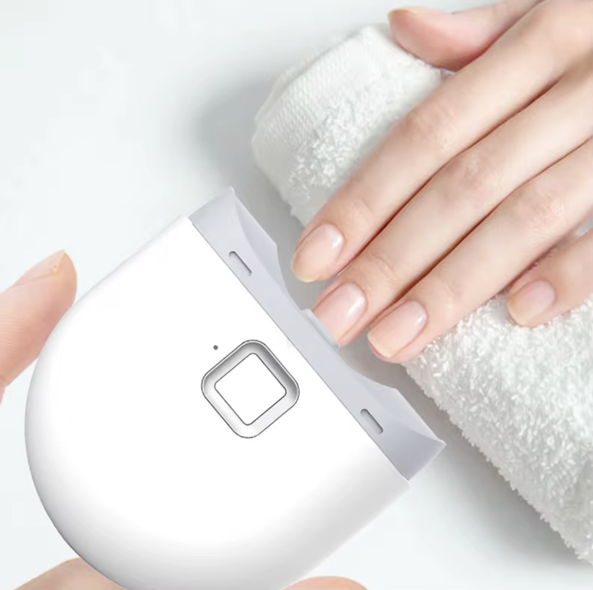 Rechargeable Automatic Nail Clippers with LED Light